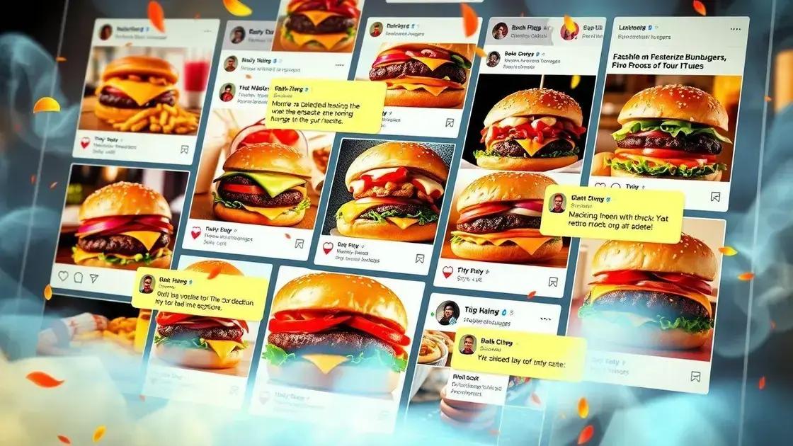 Estratégias de redes sociais para hamburguerias