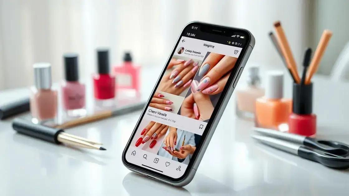 Use o Instagram para divulgar serviço de manicure com eficiência